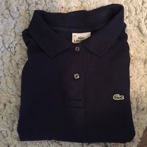 Lacoste🐊 Navy Blue Polo: Size XLarge